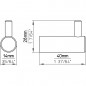 S 2453 ZN87 Cuier aur mat
